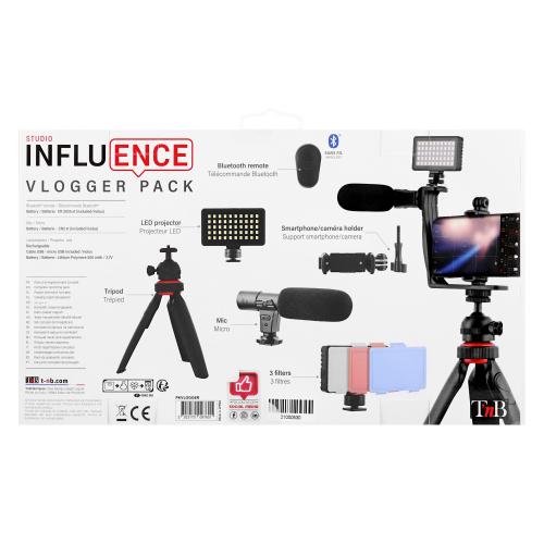 TNB Vlogger Studio Pack INFLUENCE "PKVLOGGER" (timbru verde 0.8 lei)