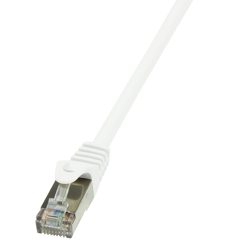 PATCH CORD FTP LOGILINK Cat6, cupru-aluminiu, 0.25 m, alb, AWG26, ecranat "CP2011S" (timbru verde 0.08 lei)