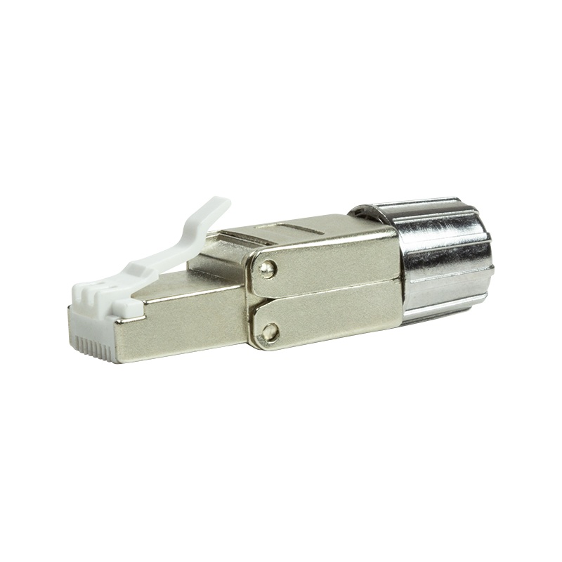 MUFA RJ-45 LOGILINK pt. cablu FTP, SFTP, Cat6a/Cat.7/Cat.8, RJ-45 (T), ecranat, zinc turnat ecranat, manson, pentru cablu cu diametru exterior 6-8.5mm AWG22-24, 1 buc, "MP0080"