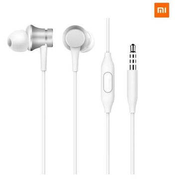 Handsfree Casti In-Ear Xiaomi, Cu microfon, 3.5 mm, Argintiu ZBW4356TY "ZBW4356TY" (timbru verde 0.18 lei)