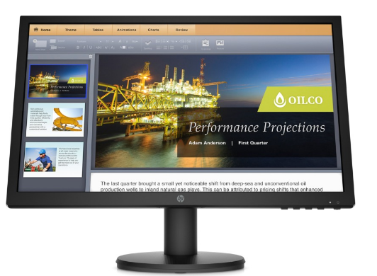 MONITOR HP P19b G4 18.5inch TN Monitor WXGA 1366x768 16:9 200cd/m2 600:1 5ms 1xHDMI1.4 1xVGA Black 3Y War. "9TY83AA#ABB" (timbru verde 7 lei)