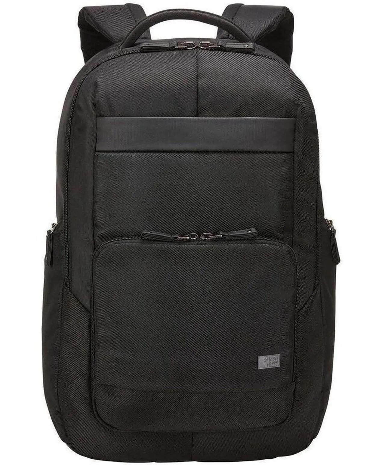 RUCSAC CASE LOGIC, pt. notebook de max. 15.6 inch, 2 compartimente, buzunar frontal x 2 | buzunar lateral x 2, waterproof, nylon, negru, "NOTIBP-116 BLACK" / 3205329