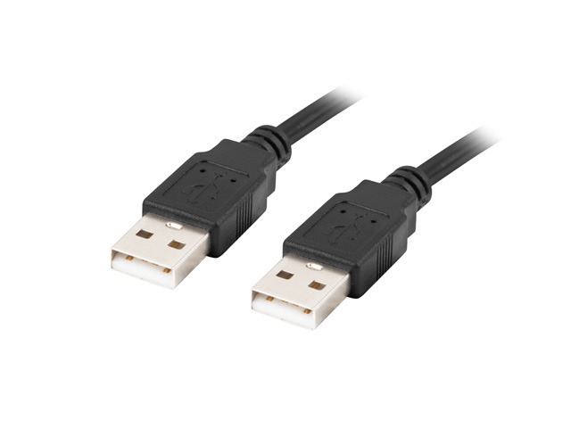 Cablu USB-A M/M 2.0 1,8 m negru "CA-USBA-20CU-0018-BK" (timbru verde 0.08 lei)