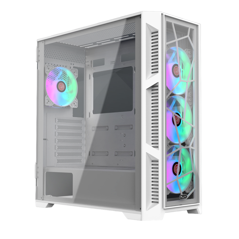 Carcasa RAIJINTEK PONOS ULTRA TG4, ATX, Alb "0R20B00227" (timbru verde 0.32 lei)