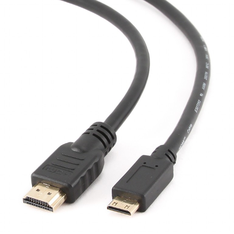 CABLU video GEMBIRD, adaptor HDMI (T) la Mini-HDMI (Type C)(T), 3m, conectori auriti, rezolutie maxima 4K DCI (4096 x 2160) la 60 Hz, negru, "CC-HDMI4C-10" (timbru verde 0.8 lei)