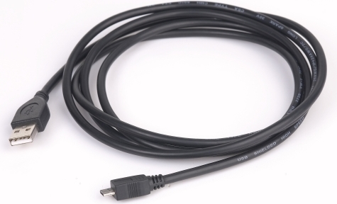 CABLU alimentare si date GEMBIRD, pt. smartphone, USB 2.0 (T) la Micro-USB 2.0 (T), 1.8m, black, "CCP-mUSB2-AMBM-6" (timbru verde 0.08 lei)