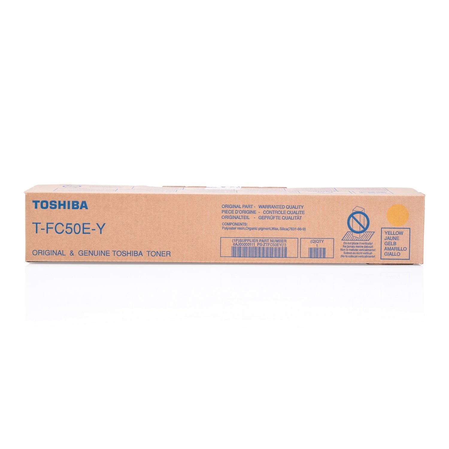 Toner Original Toshiba Yellow, FC50E-Y, pentru E-Studio 2555|3055|4555, 33.6K, (timbru verde 1.2 lei) , "T-FC50E-Y"
