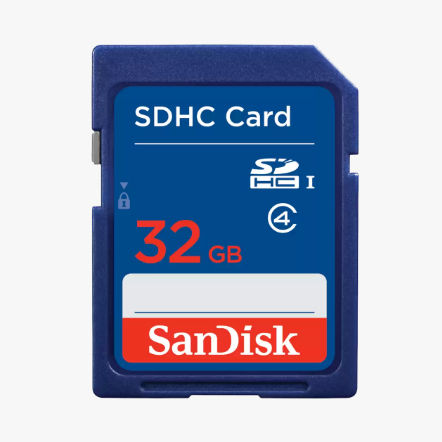 SD CARD 32GB SDHC STANDARD/., "SDSDB-032G-B35" (timbru verde 0.03 lei)