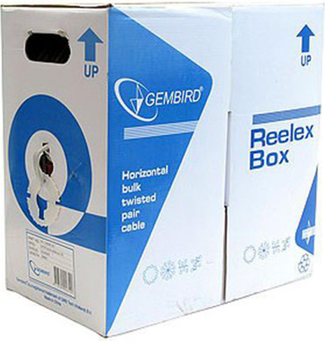 ROLA CABLU UTP GEMBIRD, Cat5e, 305m, Cupru-Aluminiu, Solid, AWG24, "UPC-5004E-SOL"