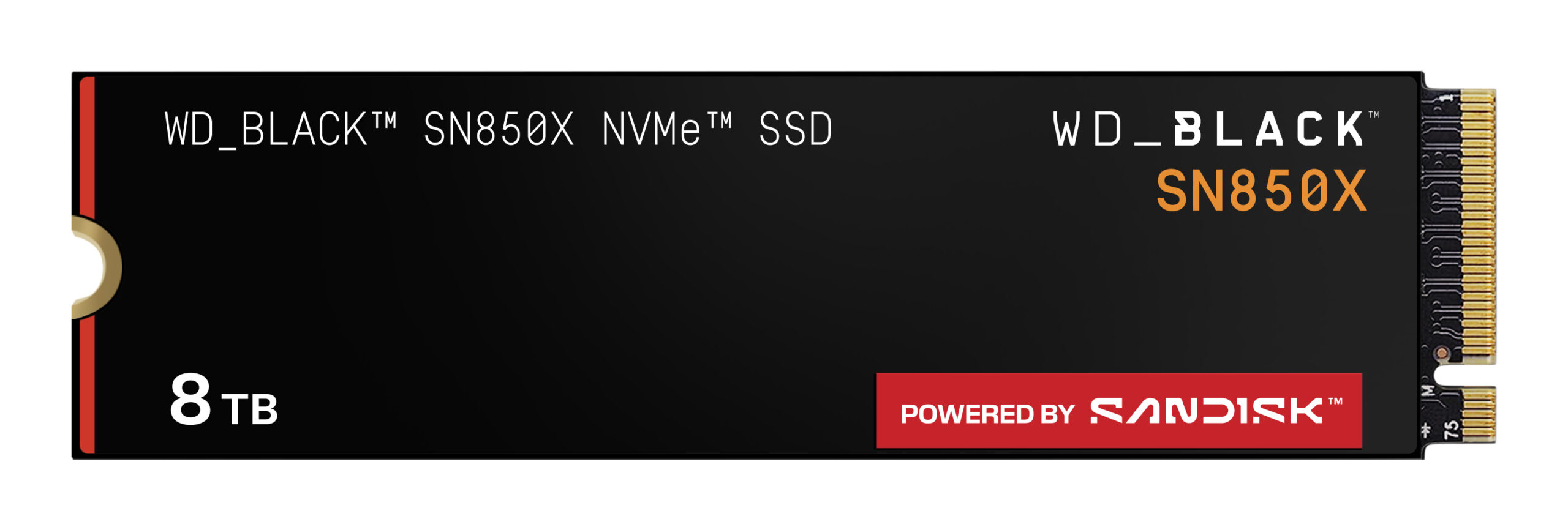 SSD PCIE G4 M.2 8TB/BLACK SN850X WDS800T2X0E WDC "WDS800T2X0E"