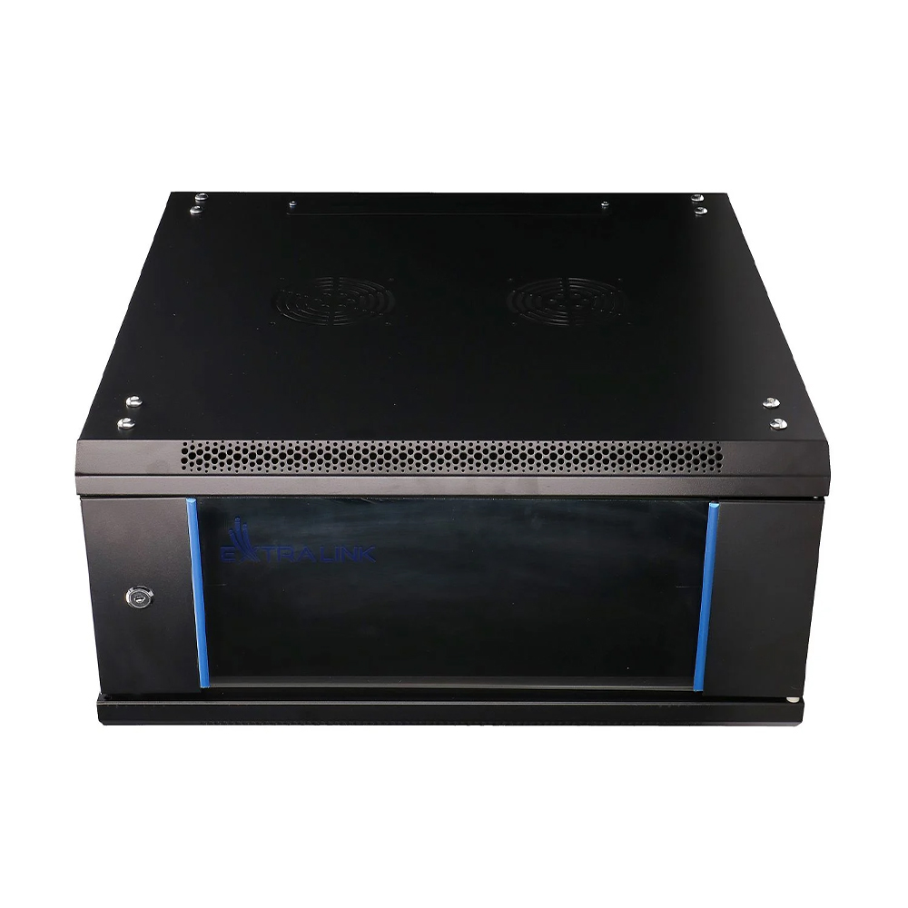 EXTRALINK 4U 600X600 wall-mounted rackmount cabinet black "EX.2893"