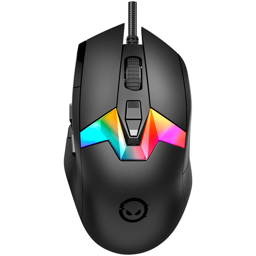 LORGAR MSP80, 8000 Hz Gaming Mouse Pro, Black "LRG-MSP80-BK" (timbru verde 0.18 lei)