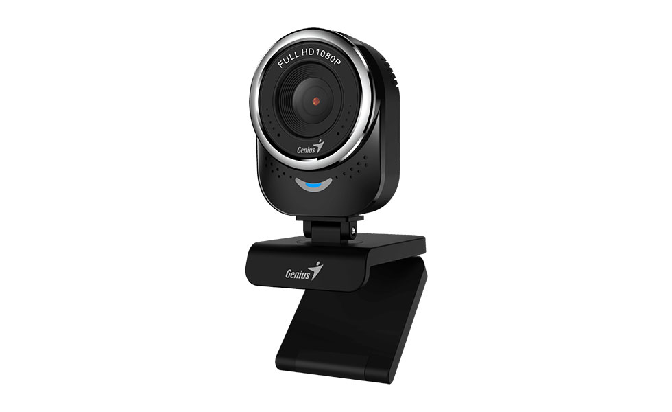CAMERA WEB GENIUS senzor 1080p Full-HD cu rezolutie video 1920x1080, QCam 6000, microfon, black "32200002407" (timbru verde 0.18 lei)