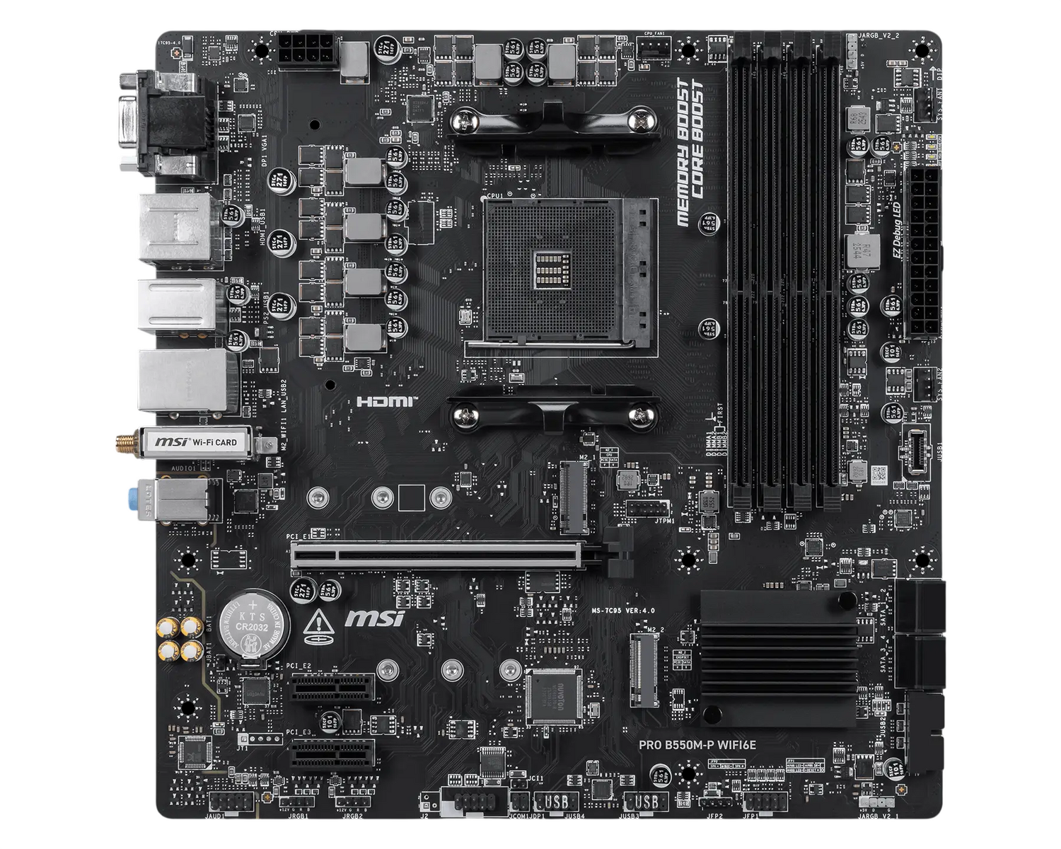 Placa de baza MSI PRO B550M-P WIFI6E"PRO B550M-P WIFI6E"