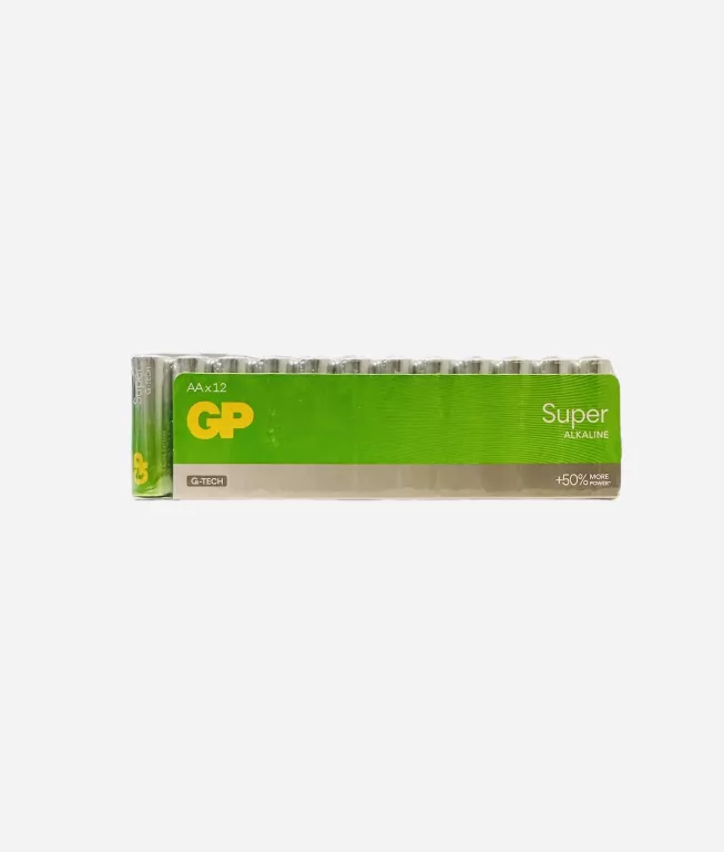 Baterie GP Batteries, Super Alcalina AA (LR6) 1.5V alcalina, shrink 12 buc. "GP15AETA21-2GSWC12" "GPPCA15AS613" - (timbru verde 0.96 lei)