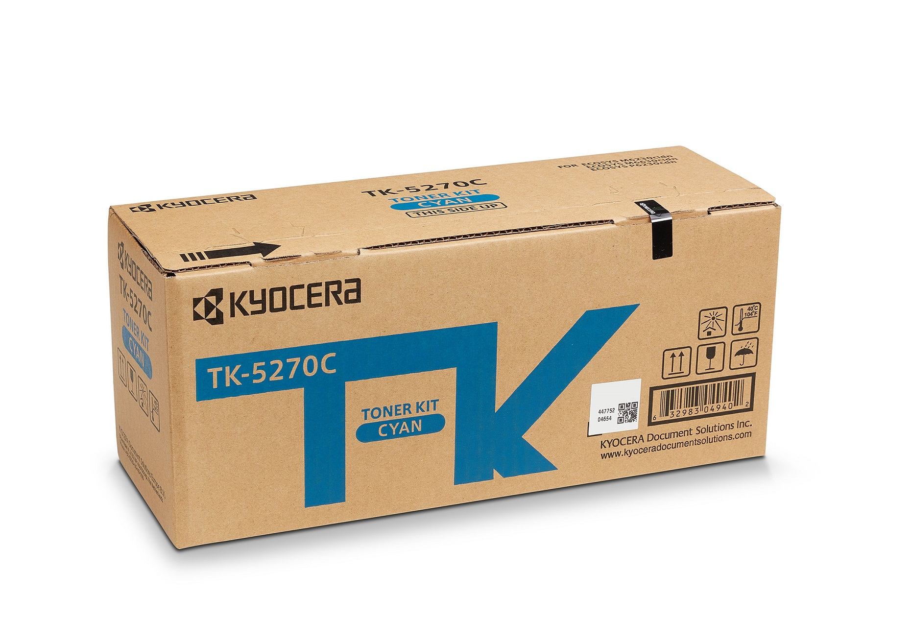 Toner Original Kyocera Cyan, TK-5270C, pentru ECOSYS M6230|M6630, 6K, (timbru verde 1.2 lei) , "TK-5270C"