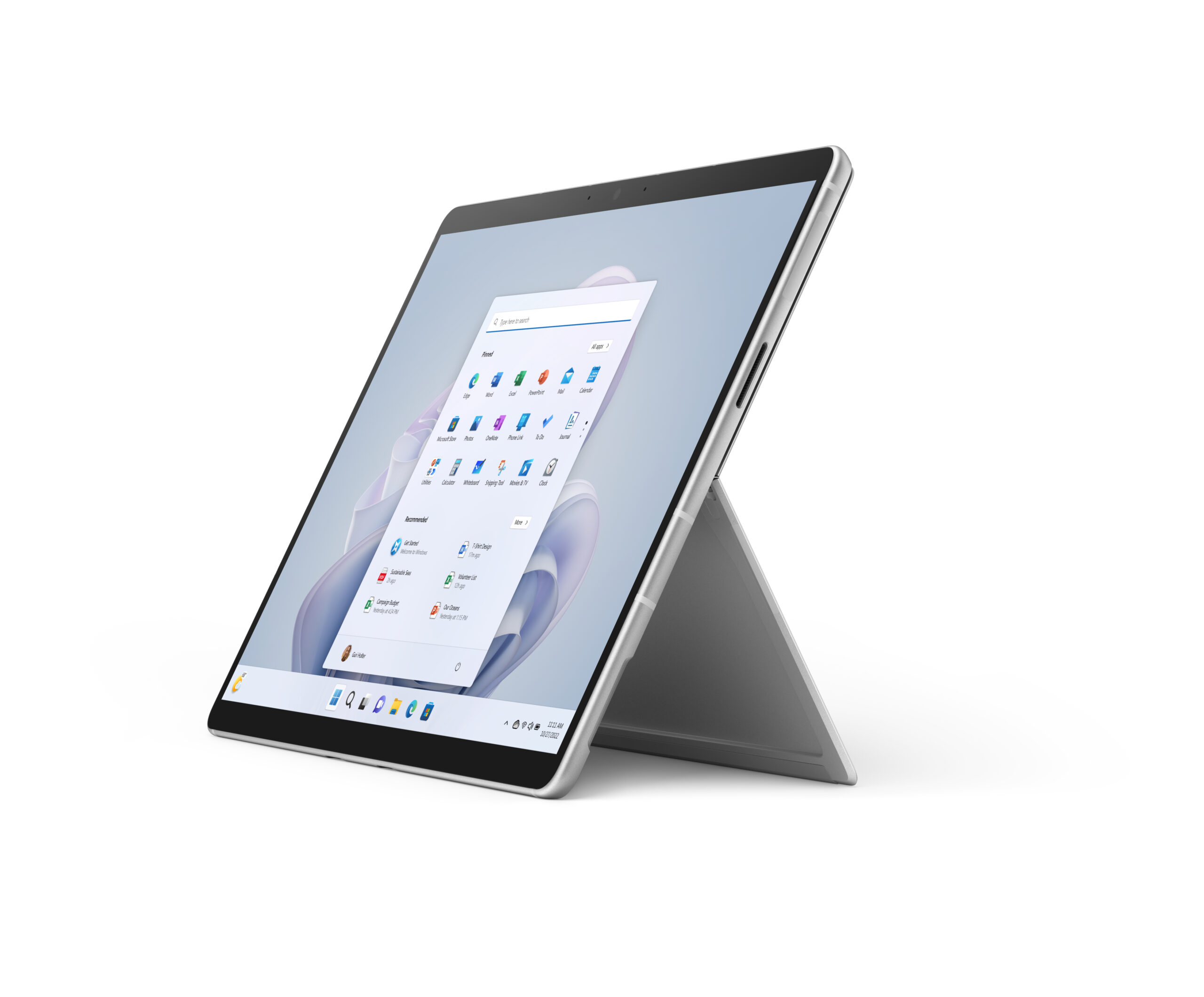 TABLETE Microsoft MS Surface Pro 9 MS SQ 3 13inch 8GB 128GB W11H 5G SC AT/BE/FR/DE/IT/LU/NL/PL/C Hdwr Platinum "RS1-00004" (timbru verde 0.9 lei)