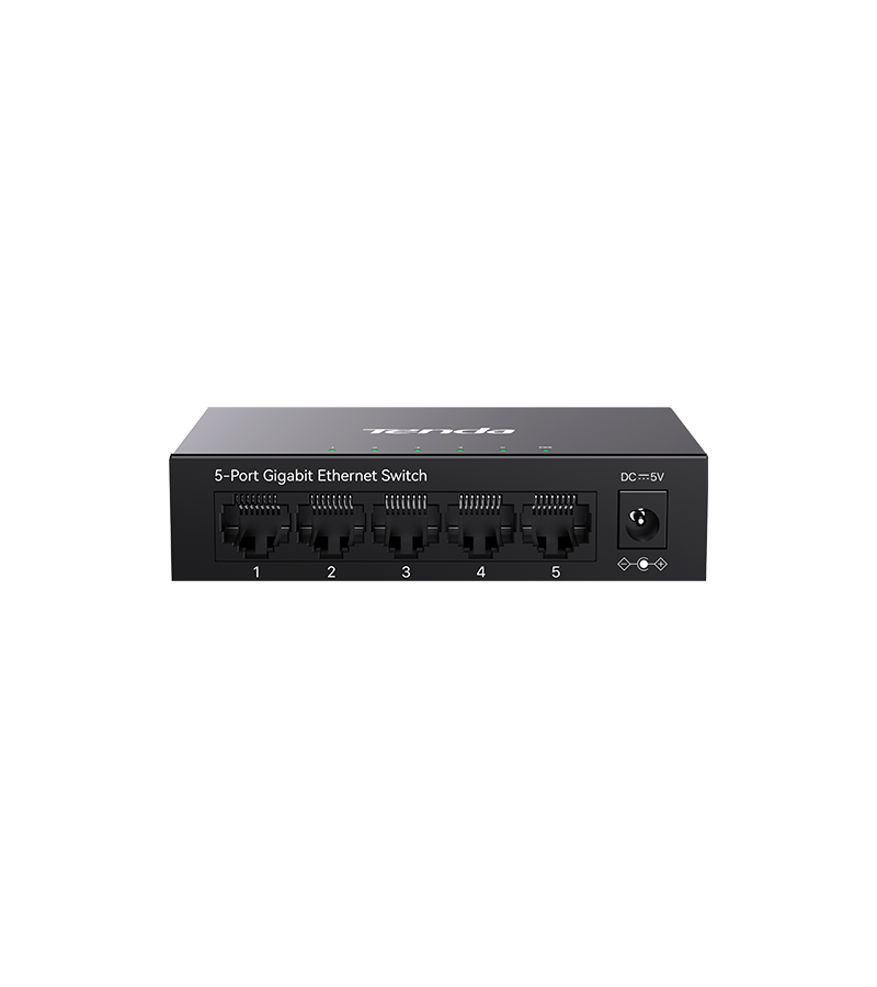 SWITCH Tenda 5 Porturi 10/100/1000Mbps, carcasa metalica "TEG1005M" (include timbru verde 2 lei)