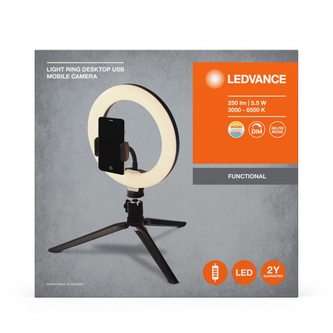 MOBILE CAMERA LIGHT RING DESKTOPUSBLEDV "000004058075666870" (timbru verde 2.00 lei)