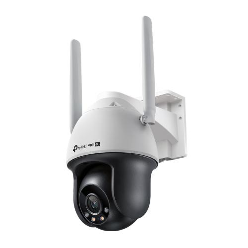 CAMERA IP TP-LINK VIGI, Pan Tilt, pt. exterior, dist. IR 30 m, conectivitate 4G, tip lentila fixa 4 mm, 4 Mpx, 1 x RJ45 10/100M, carcasa plastic, POE, "VIGI C540-4G(4mm)" (timbru verde 0.8 lei)