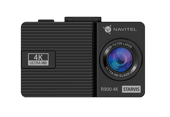 Camera Auto DVR NAVITEL R900 4K, Filmare infrared, senzor SONY 415 STARVIS, 3840*2160P 30fps, USB-C, G-sensor, sunet, Difuzor, microSD pana la 256GB, Suport parbriz "R900 4K" (timbru verde 1.2 lei)