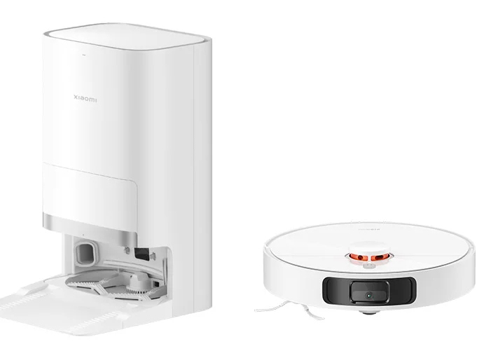 Robot de aspirare Xiaomi X20+ EU BHR8124EU, 6000Pa, colectare automata a prafului in 10 secunde, rezervor de apa 4 l, 75 W, alb "BHR8124EU " (timbru verde 4 lei)