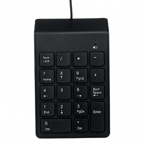 TASTATURA numerica Gembird, USB, 18 taste, negru, "KPD-U-03" (include TV 0.8lei)