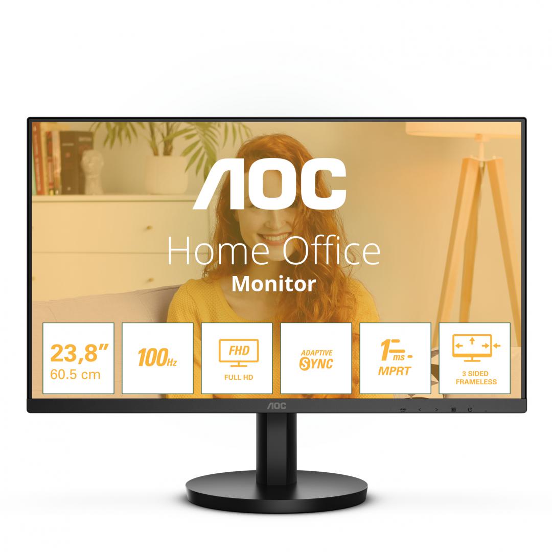 MONITOR 23.6" AOC 24B3HMA2 "24B3HMA2" (timbru verde 7 lei)