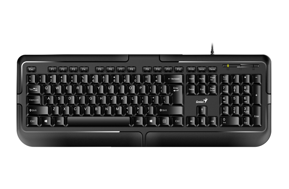 TASTATURA GENIUS USB, 104 taste, black, "KB-118" "31310051400" (timbru verde 0.8 lei)