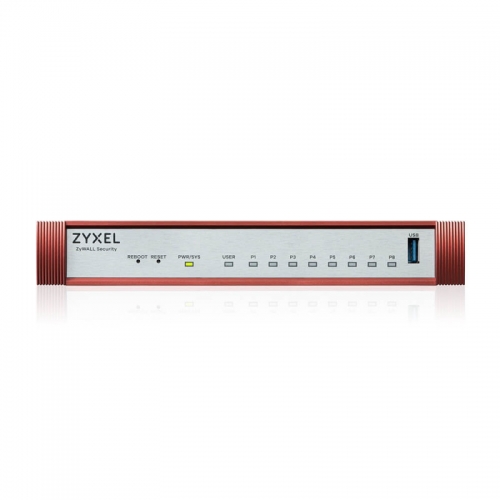 ZYXEL | USGFLEX100HP-EU0101F|USG Flex 100HP|UTM Firewall|POE+|Porturi 8 Gigabit LAN; 1 USB 3.0, 1 RJ45|3000Mbps SPI Firewall | 750Mbps VPN|25 SSL VPN user "USGFLEX100HP-EU01" (timbru verde 4lei)