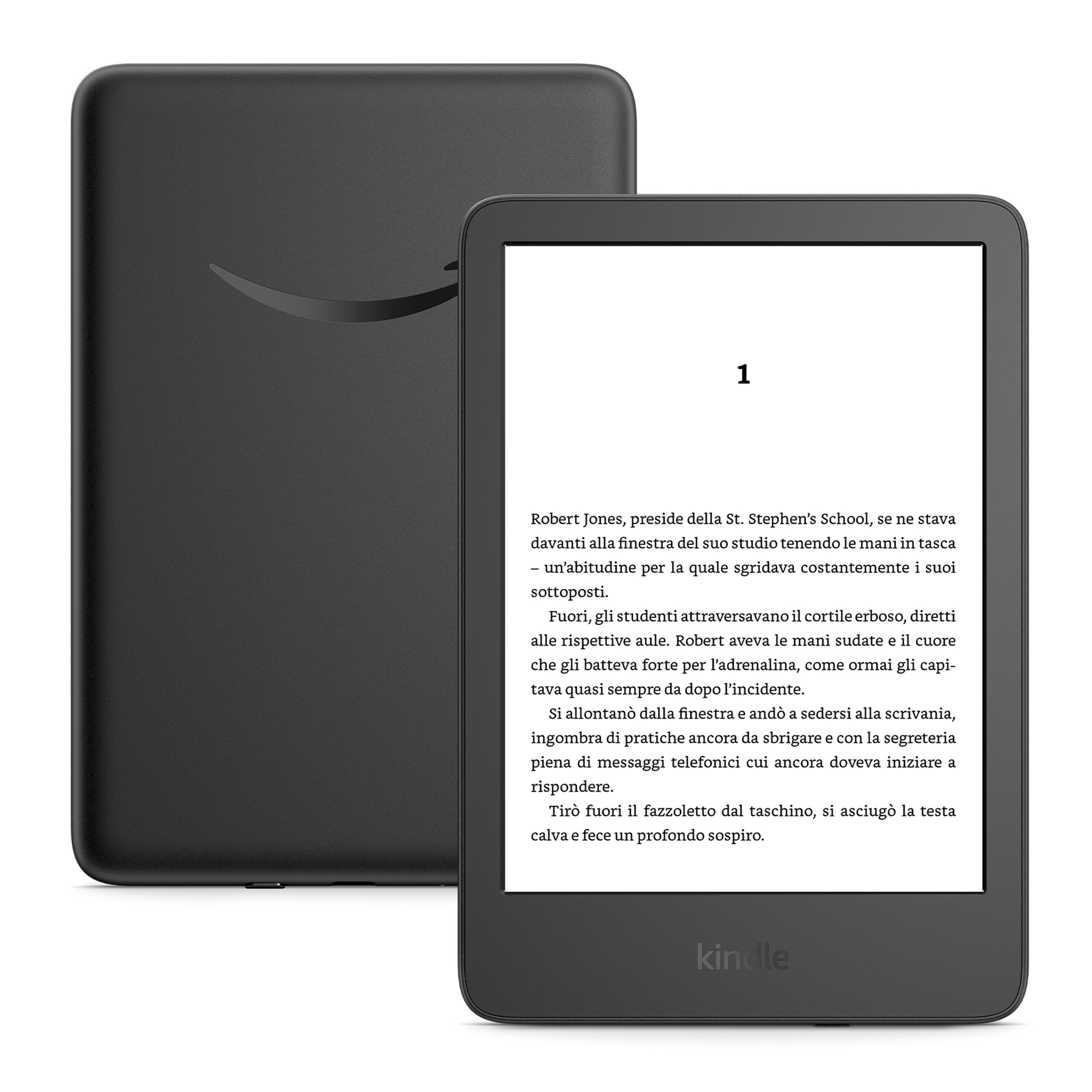 Reader Kindle Glare (Gen. 11) 2024 6 inch, 16GB, Wi-Fi, Black "B0CP31T5M6" (timbru verde 0.9 lei)