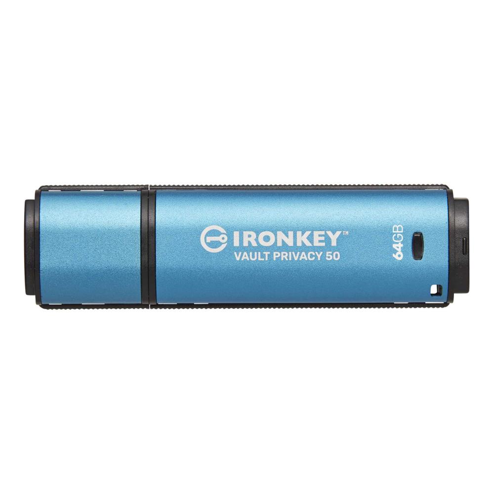 64GB IronKey Vault Privacy 50 AES-256 Encrypted, FIPS 197, "IKVP50/64GB" (timbru verde 0.03 lei)