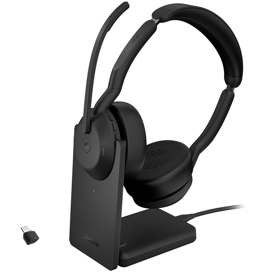 JABRA EVOLVE2 55, Link380a MS Stereo Stand "25599-999-989" (timbru verde 0.18 lei)