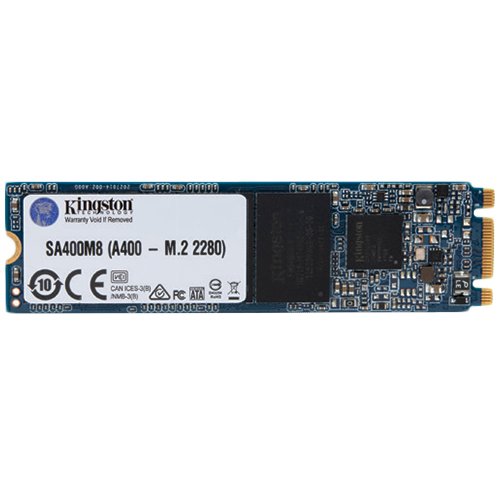 SSD KINGSTON, A400, 120 GB, M.2, S-ATA 3, 3D Nand, R/W: 500/320 MB/s, "SA400M8/120G"