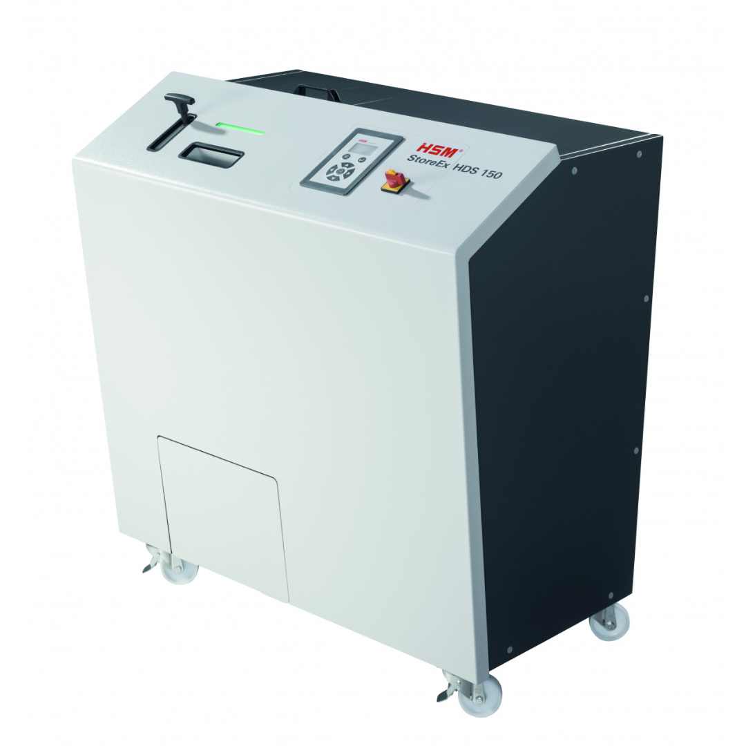 Distrugator digital media HSM HDS150 - fasie (40mm), securitate 2 "H-1772111" (timbru verde 11 lei)