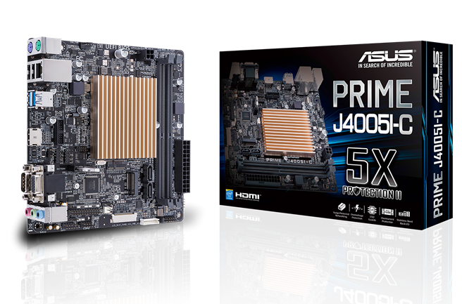 PLACA de BAZA Asus "PRIME J4005I-C", skt CPU integrat, mini ITX, Intel, 2 x DDR4, max. 8 GB, 2 x SATA, 1 x M.2, 7.1, "PRIME J4005I-C"