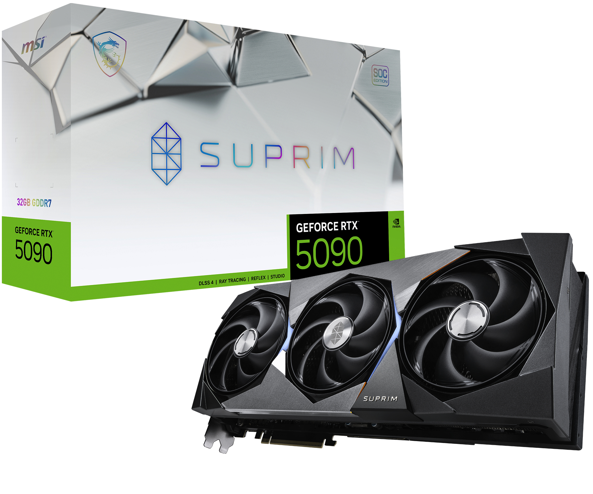 GeForce RTX 5090 SUPRIM SOC 32GB GDDR7 512-bit DLSS 4.0 "RTX 5090 32G SUPRIM SOC"