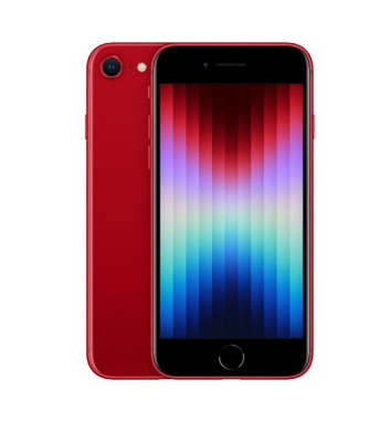 SMARTphone Apple, "iPhone SE 3 5G" ecran 4.7 inch, dual sim, rez. camera 12 Mpix, memorie interna 64 GB, 5G, iOS, rosu, "MMXH3__/A" (timbru verde 0.45 lei)