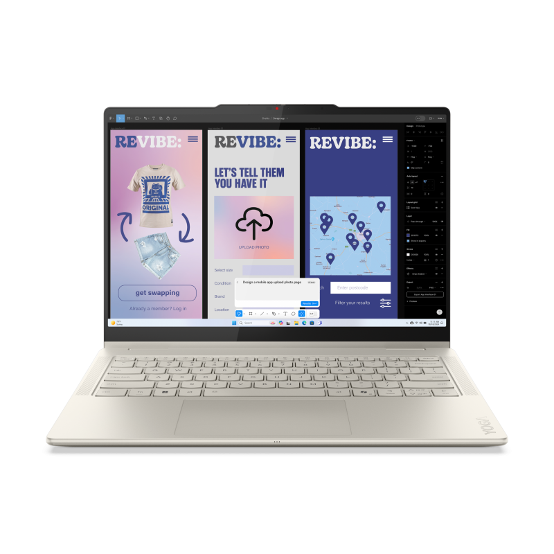 YG7 2-in-1 14T U7 258V 32GB 1TB UMA DOS "83JQ00ENRM" (timbru verde 3.5 lei)