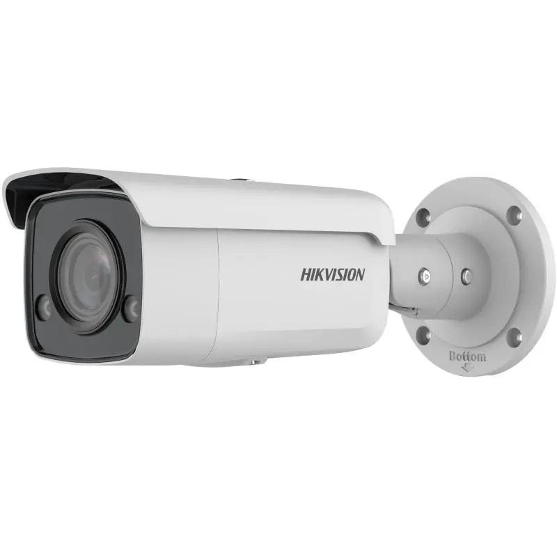 CAMERA IP Hikvision, bullet pt. interior | exterior, dist. IR 60 m, tip lentila fixa 4 mm, 8 Mpx, PoE, slot SD card, "DS-2CD2T87G2-L4C" (timbru verde 0.8 lei)
