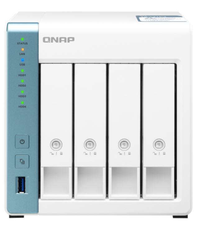 NAS STORAGE TOWER 4BAY/NO HDD USB3 TS-431P3-2G QNAP, "TS-431P3-2G" (timbru verde 4 lei)