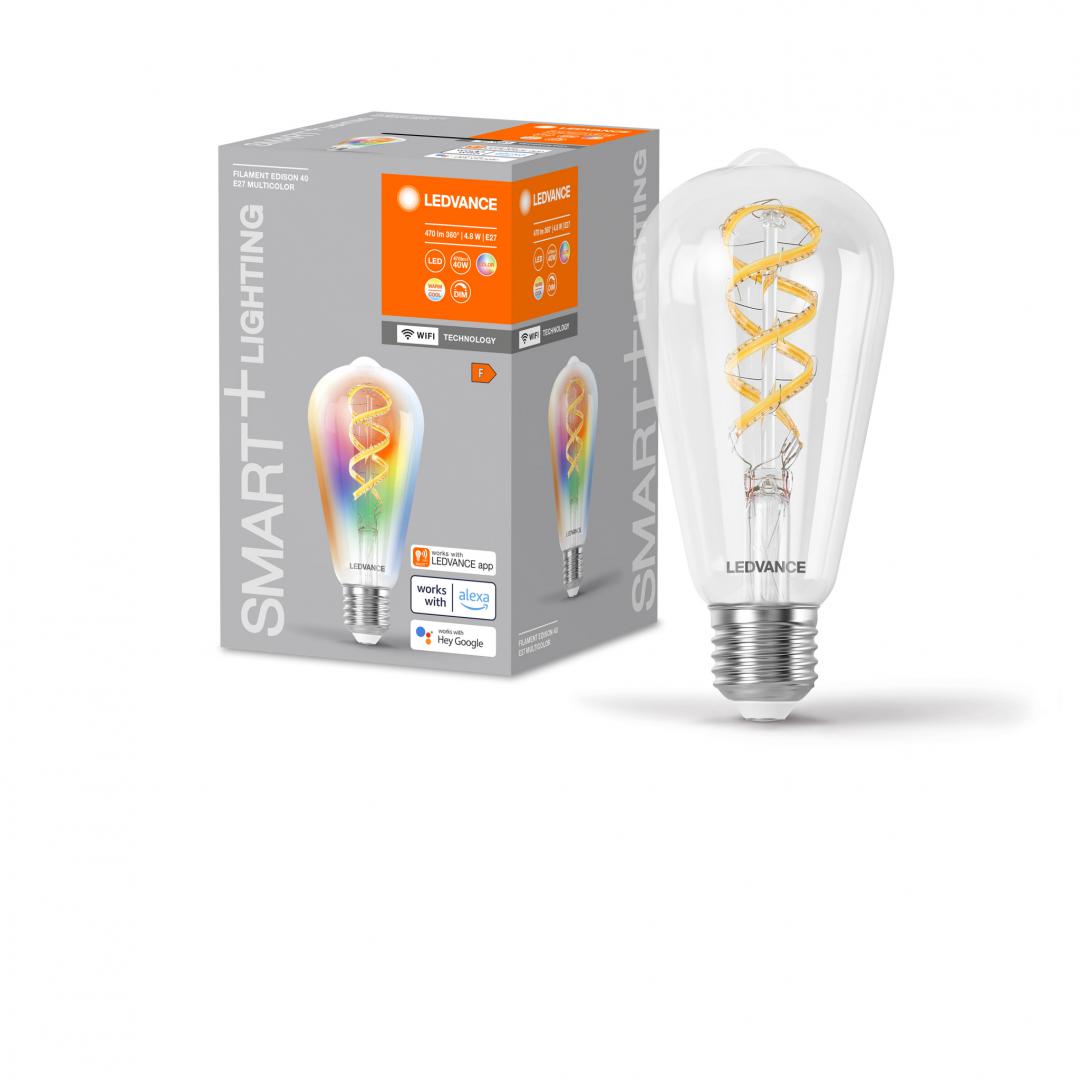 SMTWFE40D4,8W/827230VFILRGBTWE27FS1LEDV "000004058075777873" (timbru verde 0.45 lei)