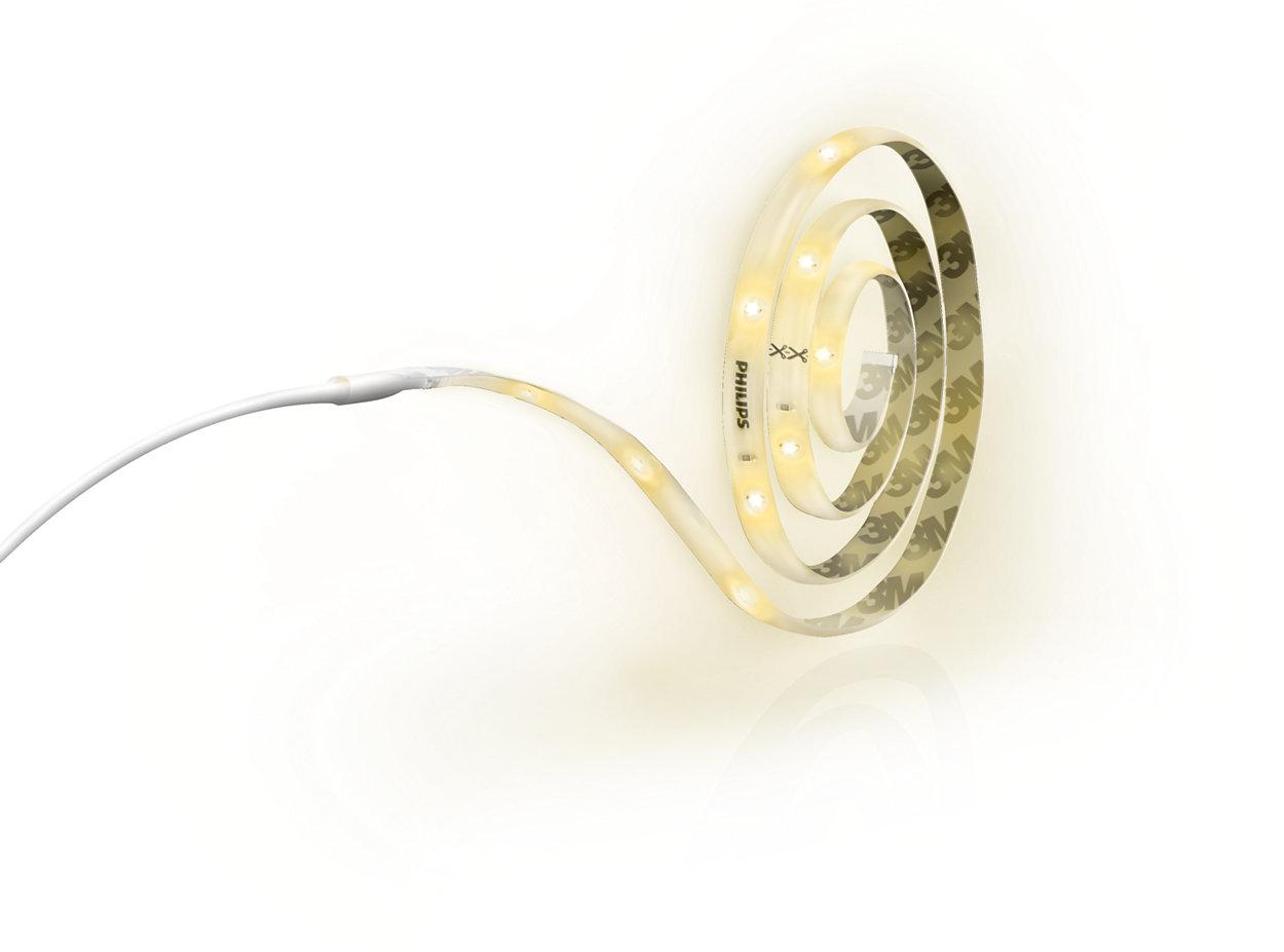 BANDA LED LED Philips, soclu integrat, putere 21W, forma banda, lumina alb calda, alimentare 220 - 240 V, "000008718696164228" (timbru verde 0.45 lei)