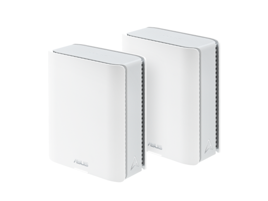 Router Mesh Asus Zen WiFi BT8 Tri-band WiFi 76 GHz WiFi, 14 Gbps,Dual 2.5G Ports, MLO, 4K-QAM "BT8(W-2-PK)/BULK" (timbru verde 0.8 lei)