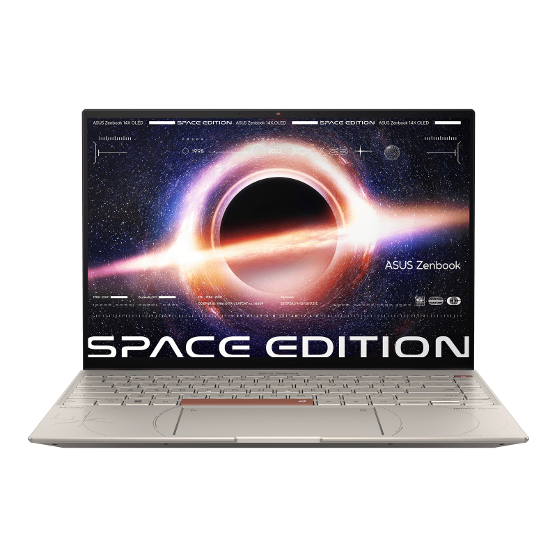 NB Asus 14 inch OLED Intel;Core i9 12900H; 2.5 GHz | 32 GB SSD 1 TB Wireless BT Tastatura iluminata | 720p HD cam 1.4 kg WIN 11 Pro Zero-G Titanium "UX5401ZAS-L7025X" ((timbru verde 3.5 lei)