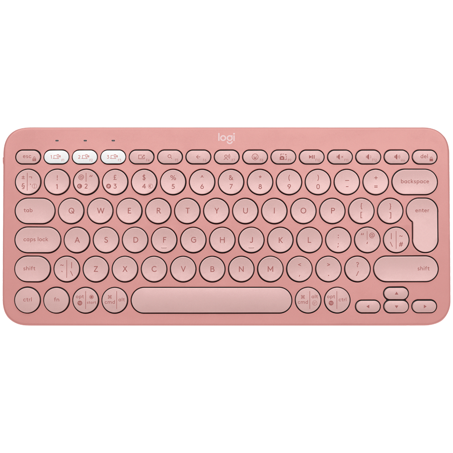 LOGITECH Pebble Keys 2 K380s - TONAL ROSE - (US) INTL - BT - N/A - INTNL-973 - UNIVERSAL "920-011853" (timbru verde 0.8 lei)