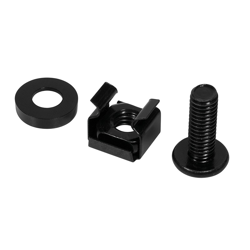 SET montare LOGILINK pentru rack 19", contine 50 piese: suruburi, saibe, piulite, diametru 6mm (M6), otel, "AC116"