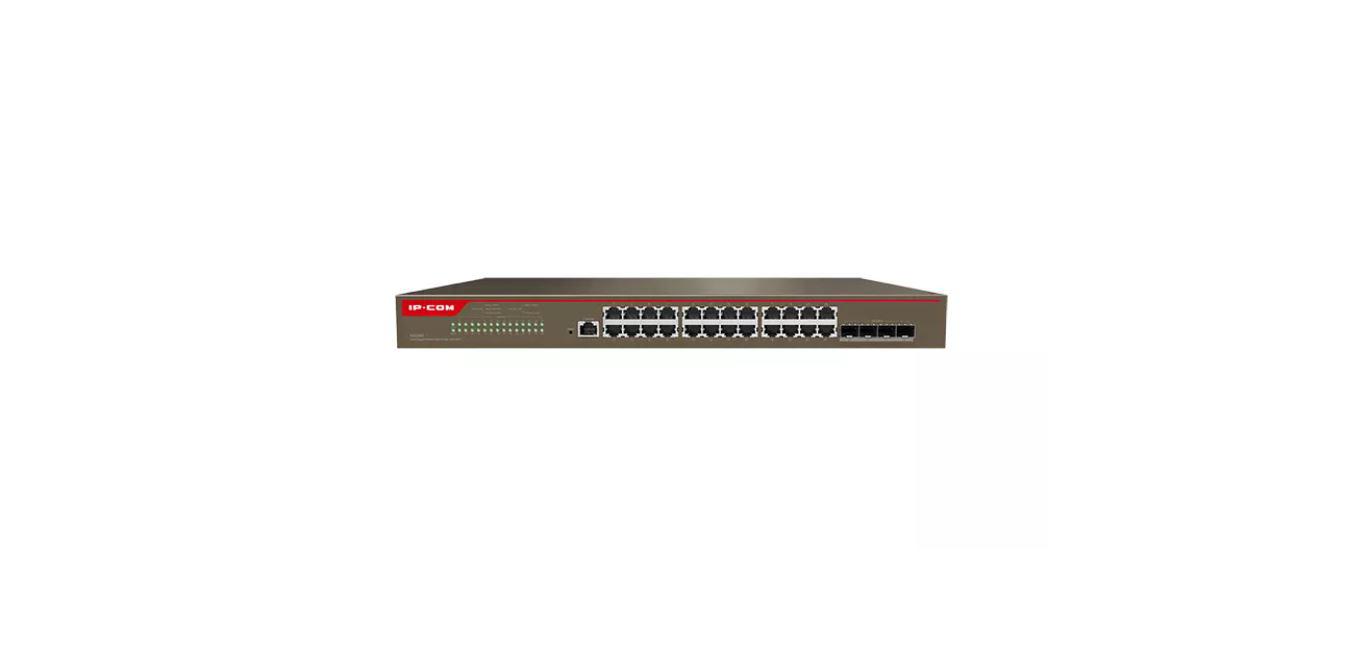 IP-COM 24PORT GIGABIT L3 MANAGED SWITCH "G5328X" (timbru verde 2 lei)