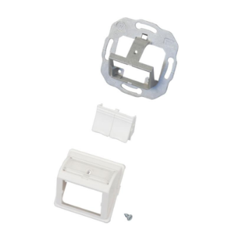 Nexans Rama montaj ingropat cu 2 module unghiulare 50x50 albe LANmark, "N423.702N"