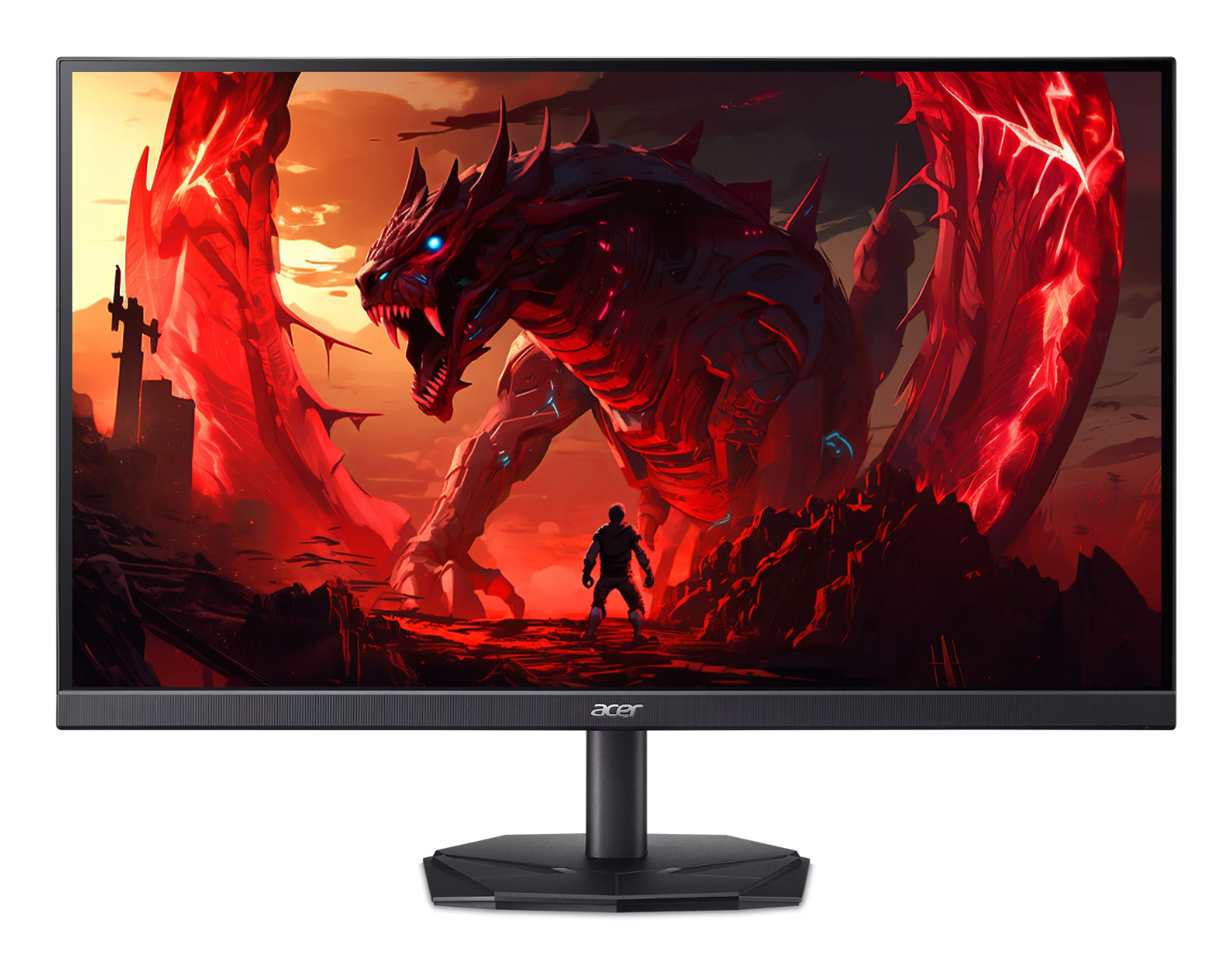 Monitor Acer Nitro KG241YX3bip Premium, 23.8 inch, VA, 1920 x 1080, HDMI, DisplayPort, 2ms/0.5ms(GTG, Min.), 1ms(VRB), 200Hz ZeroFrame FreeSync, Negru "UM.QX1EE.312" (timbru verde 7 lei)
